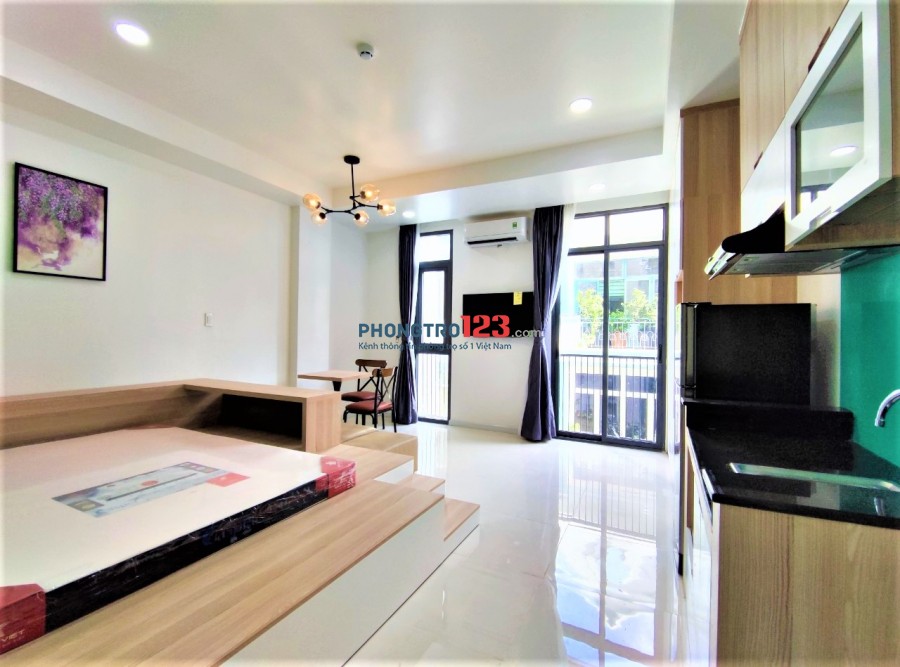 Căn hộ Studio 35M2 siêu đẹp mới 100% có ban công Trường Sơn -Tân Bình