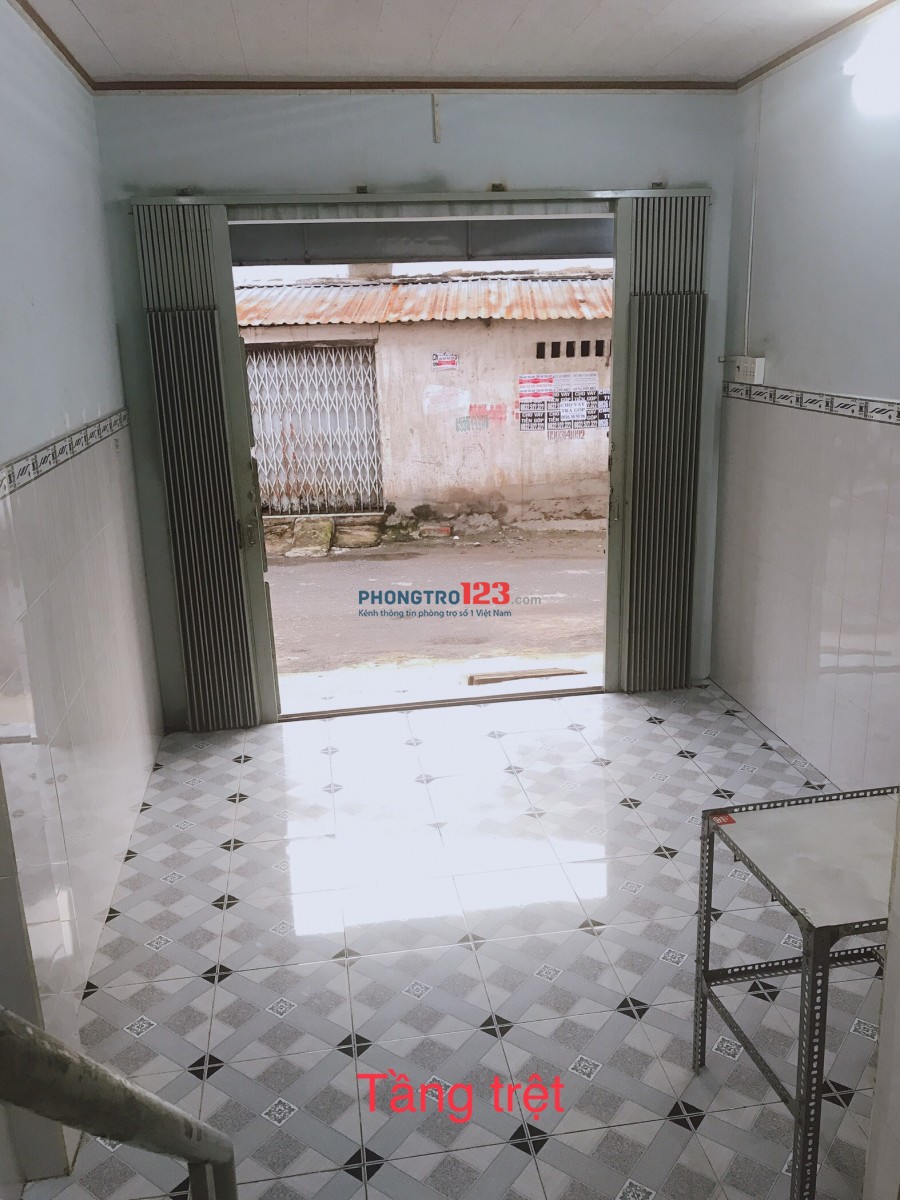 [Quận 12] Phòng trọ mới, 36m2, 1 trệt 1 gác suốt, 2.5tr/tháng, lối đi riêng, ngay Mega Market