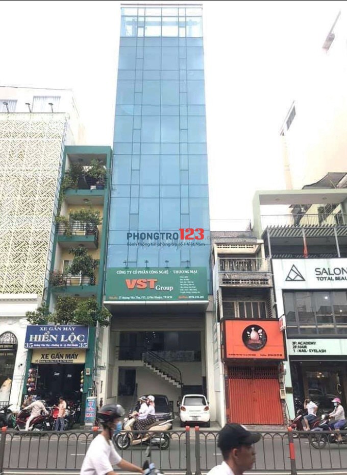 Cho thuê tòa nhà DTSD 1200m2 mặt tiền 37 Hoàng Văn Thụ P15 Q Phú Nhuận