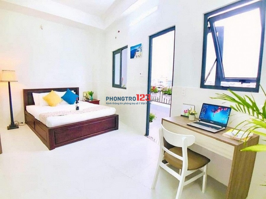 căn hộ mini cho thuê giá rẻ full nội thất mới tinh sang trọng thoáng mát sạch sẻ quận tân bình