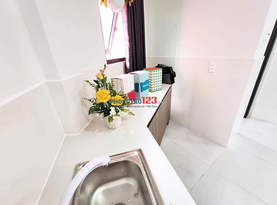 căn hộ mini cho thuê giá rẻ full nội thất mới tinh sang trọng thoáng mát sạch sẻ quận tân bình