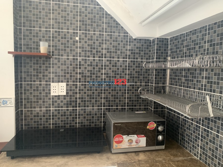 Phòng trọ 1 phòng ngủ, 1 bếp, 1 wc