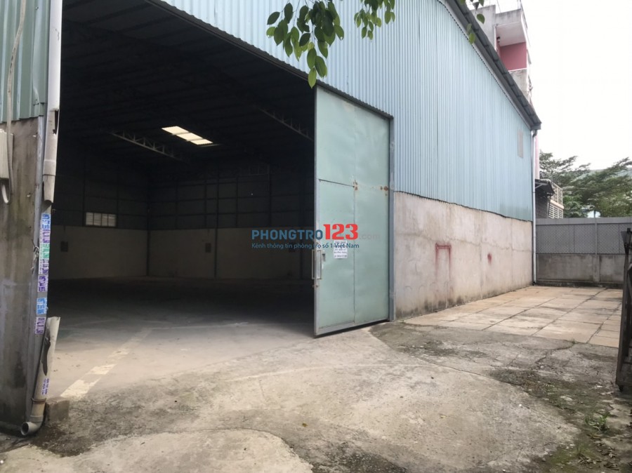 Cho thuê 400m2 kho xưởng Hẻm xe tải tại Võ Thị Thừa P An Phú Đông Q12 giá 25tr/th