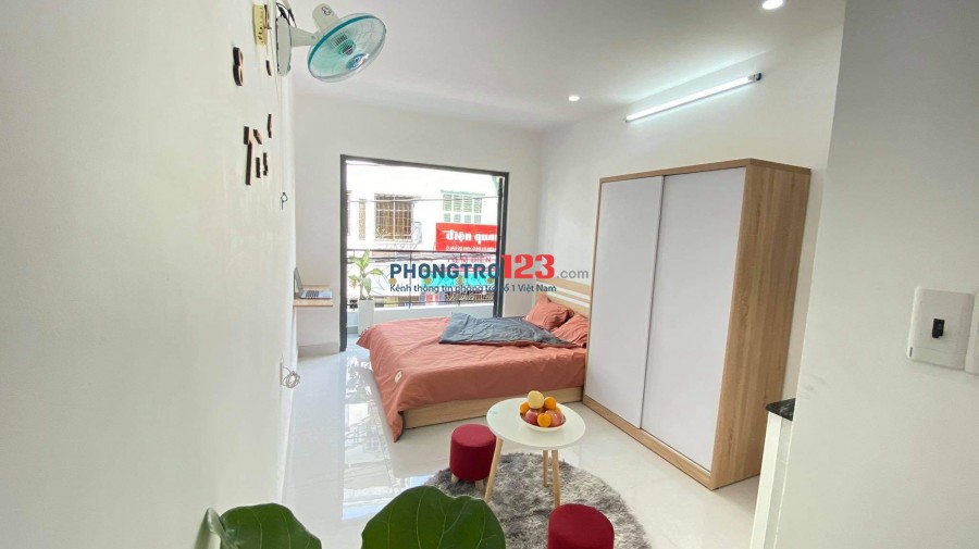 Phòng CC full NT có bancon ngay chung cư Botanic Nguyễn Thượng Hiền, Phú Nhuận