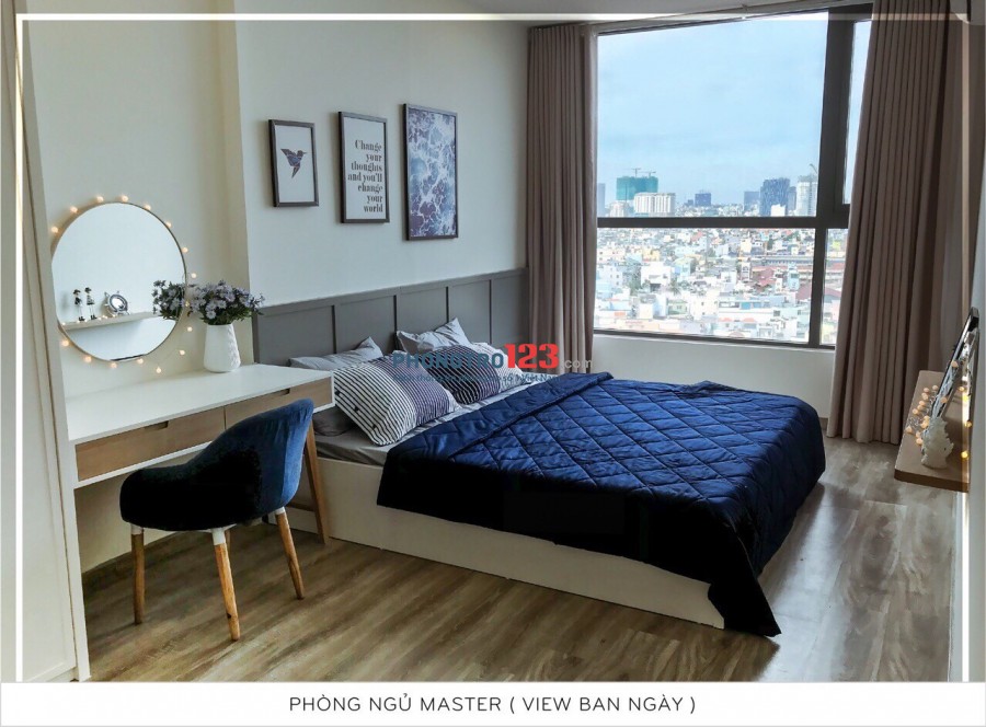 Cho thuê căn hộ Riva Park 80m2 2pn Full nội thất tại Nguyễn Tất Thành Q4 giá 14tr/th