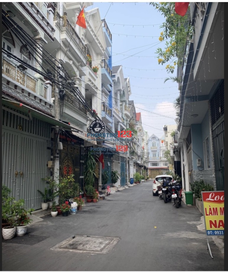 Nhà cho thuê nguyên căn 1 trệt 2 lầu gần chợ Hiệp Thành