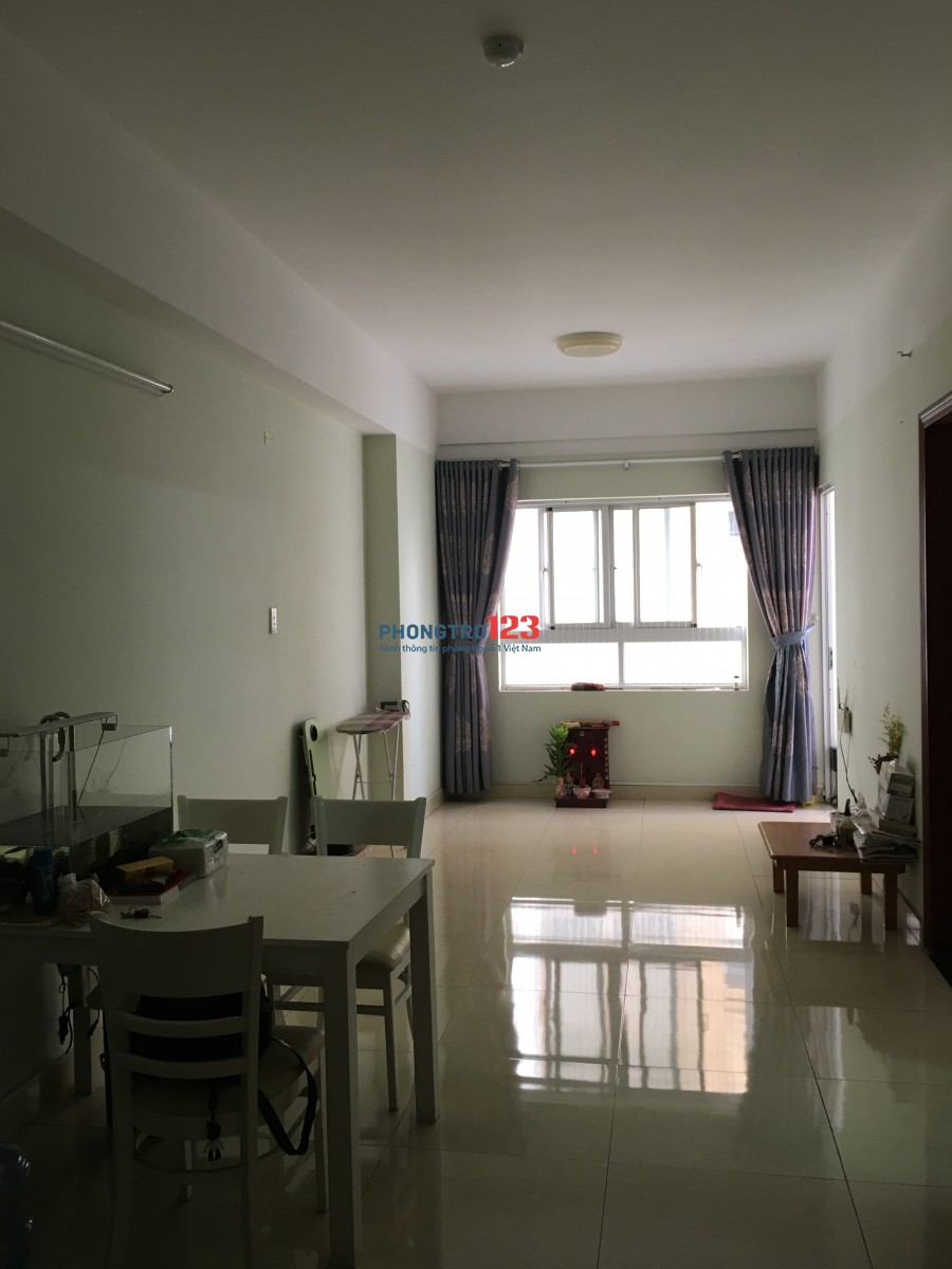 Cho share 1 phòng trong căn hộ idico 65m2 quận Tân Phú