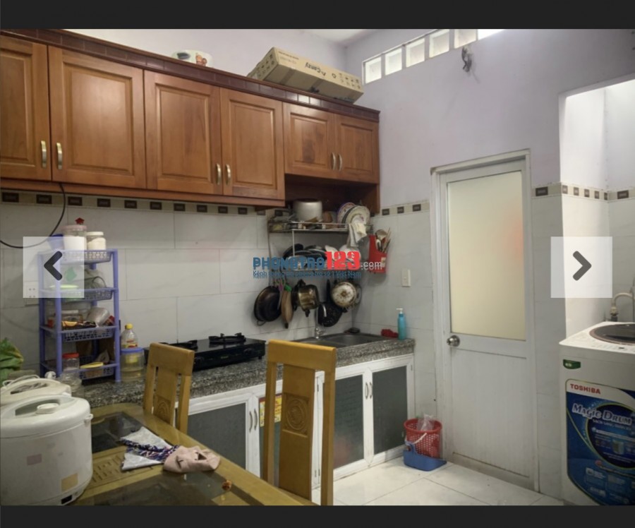 Nhà cho thuê nguyên căn 1 trệt 2 lầu gần chợ Hiệp Thành