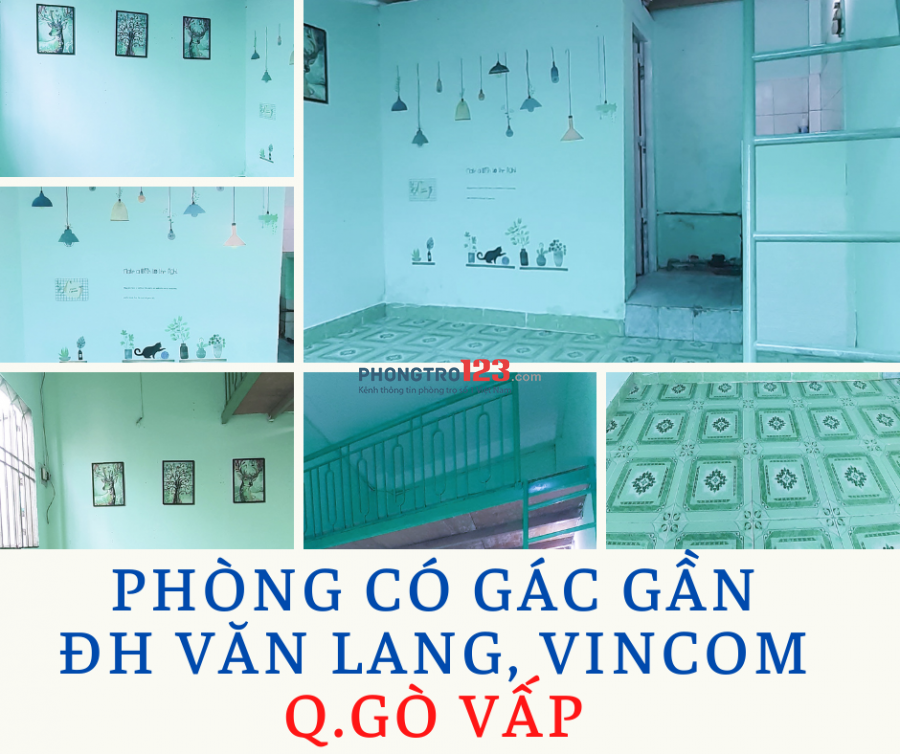 Phòng RẺ - ĐẸP - CÓ GÁC, kệ bếp, khóa vân tay- sát bên ĐH Văn Lang CS3