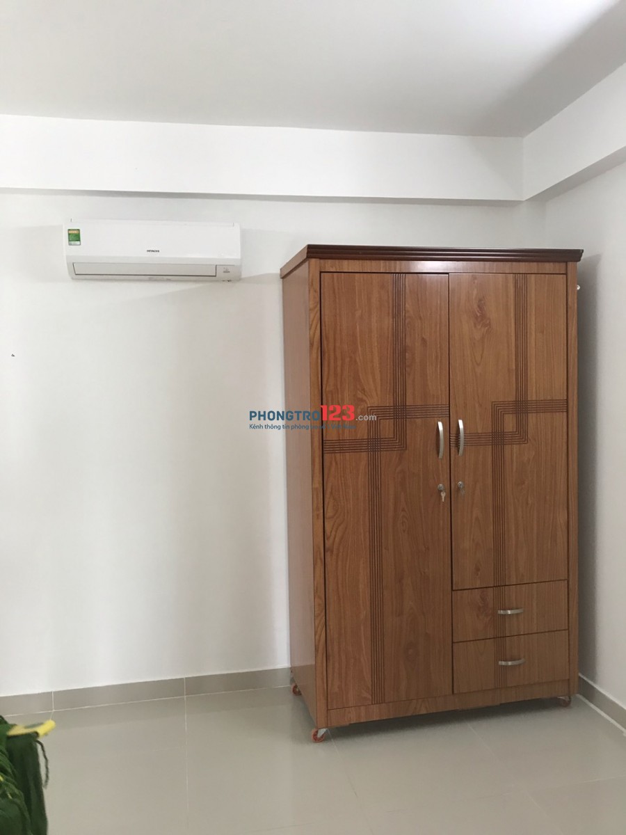 Cho thuê phòng trọ DT 35m2, có bếp riêng, nội thất cơ bản, phòng mới sơn sửa sạch đẹp
