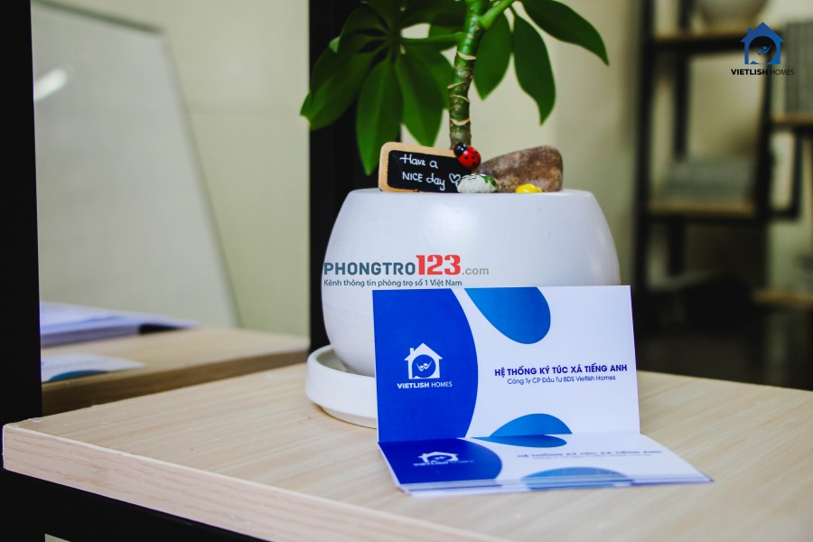 KTX Tiếng Anh 100% - FREE TIỀN TRỌ TẾT - Vietlish Homes
