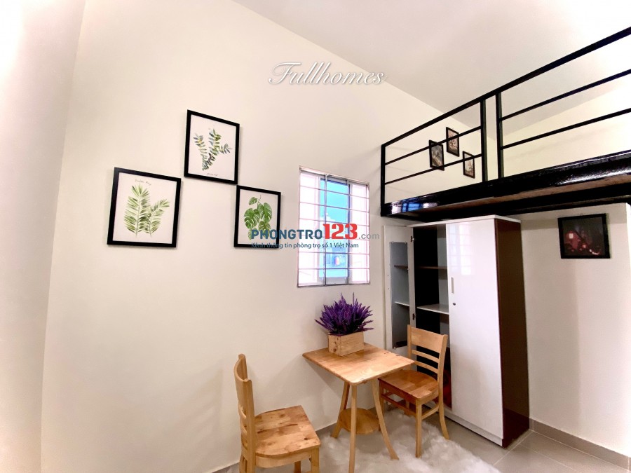 Phòng mới xây khu Bàu Cát, giá chỉ 3tr5. Bố trí full nội thất theo yêu cầu.