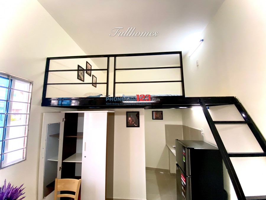 Phòng mới xây khu Bàu Cát, giá chỉ 3tr5. Bố trí full nội thất theo yêu cầu.