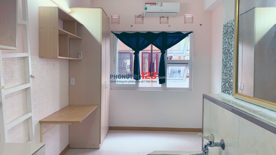 Phòng mới Full nội thất, Tủ quần áo, bàn làm việc, tolet, bếp... giá rẻ Tân Bình, Cộng Hoà, Nhất Chi Mai