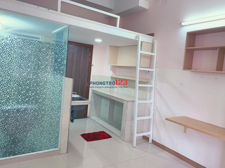 Phòng mới Full nội thất, Tủ quần áo, bàn làm việc, tolet, bếp... giá rẻ Tân Bình, Cộng Hoà, Nhất Chi Mai