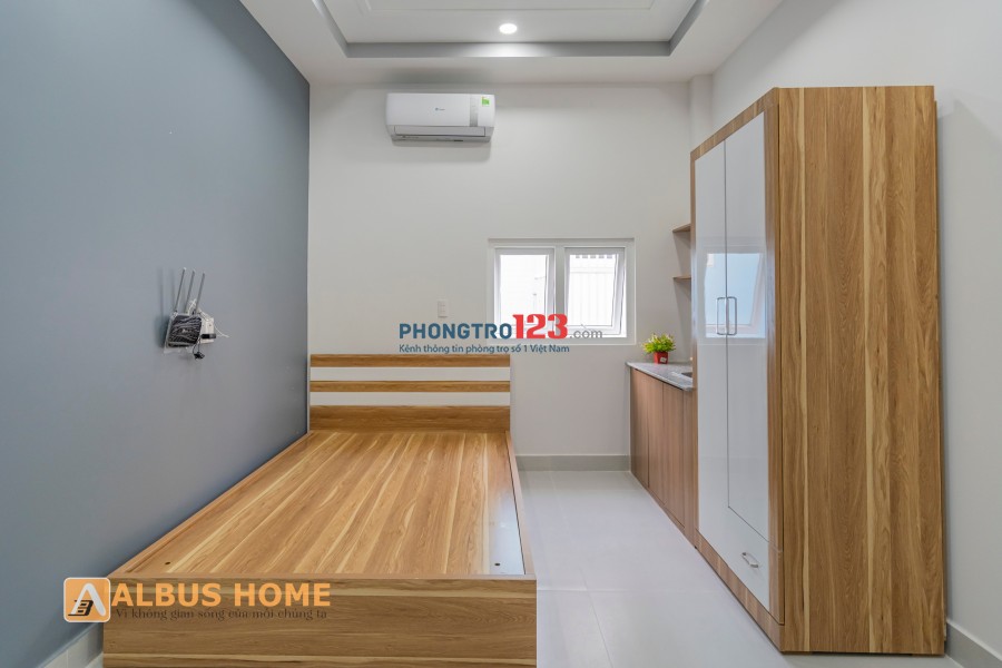 Phòng mới xây ngay Phạm Văn Đồng giữ phòng qua Tết