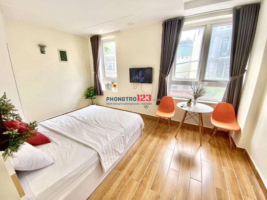 Căn Hộ 28m2 ban công Phan Văn Trị Đầy Đủ Nội Thất