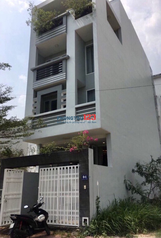 Cho thuê nhà nguyên căn 5x20 Mặt tiền KDC Kim Sơn P Tân Phong Q7