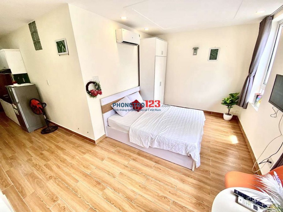Căn Hộ 28m2 ban công Phan Văn Trị Đầy Đủ Nội Thất