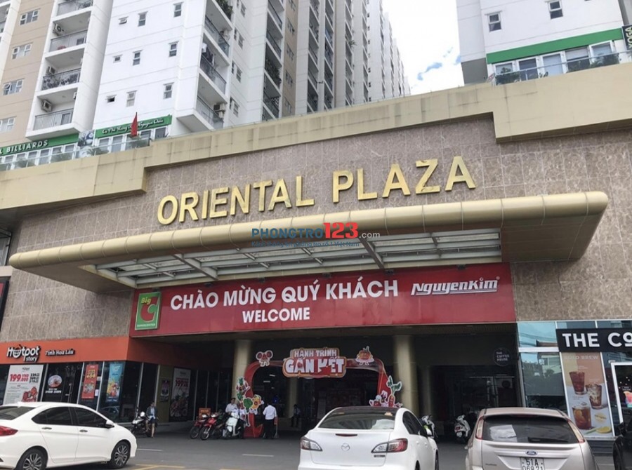 TÌM NỮ Ở GHÉP TẠI CH CAO CẤP ORIENTAL PLAZA- NHIỀU TIỆN ÍCH- VÀO Ở NGAY - GIÁ CỰC RẺ