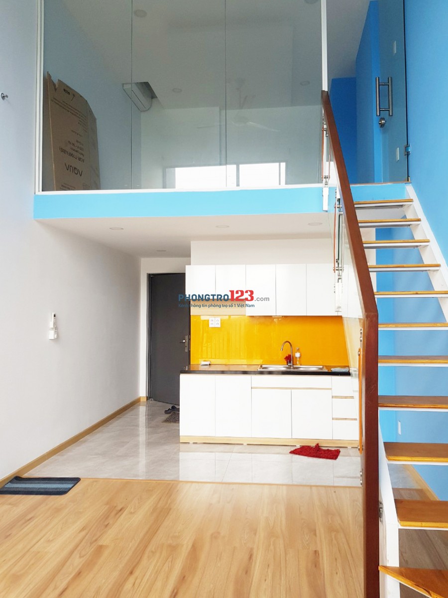 Cho thuê căn hộ OFFICETEL mini duplex (1PN1WC). Nhà trống 48m2 5.5 triệu, full nội thất 54m2 giá tốt 6 triệu/tháng