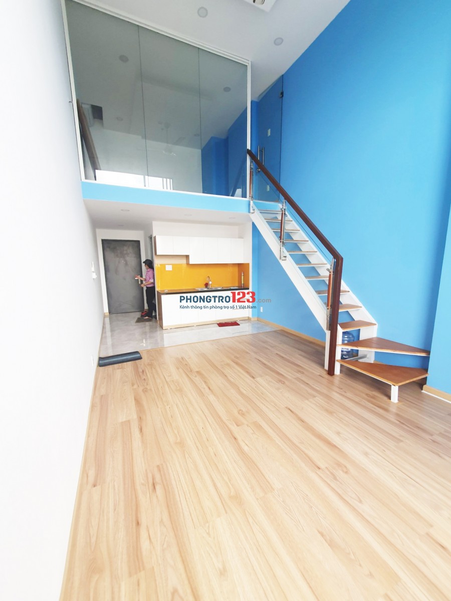 Cho thuê căn hộ OFFICETEL mini duplex (1PN1WC). Nhà trống 48m2 5.5 triệu, full nội thất 54m2 giá tốt 6 triệu/tháng