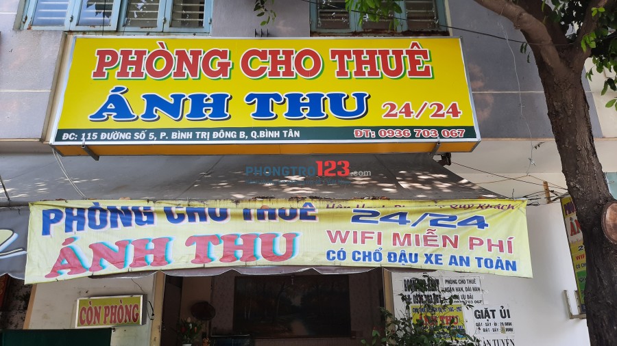 Cho thuê phòng trọ cao cấp (đầy đủ nội thất) Khu Tên Lửa, Bình Tân