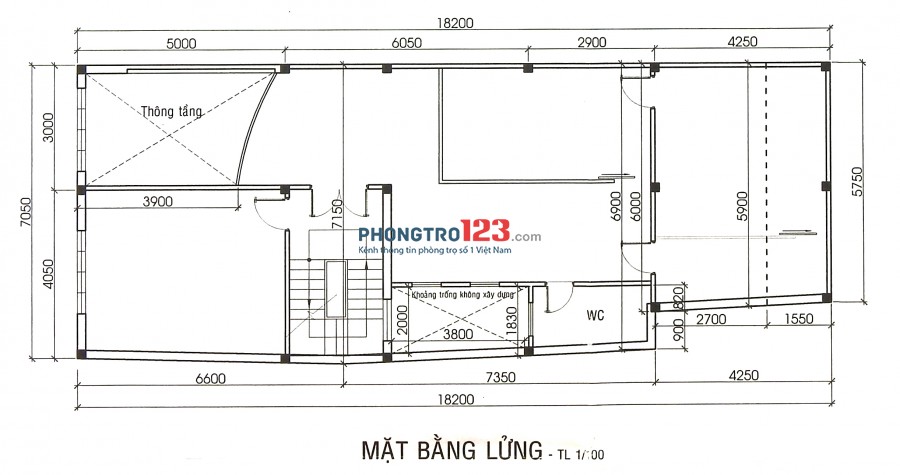 Cho thuê mặt bằng mặt tiền hẻm lớn Quận 10 - 16 triệu - 90m2