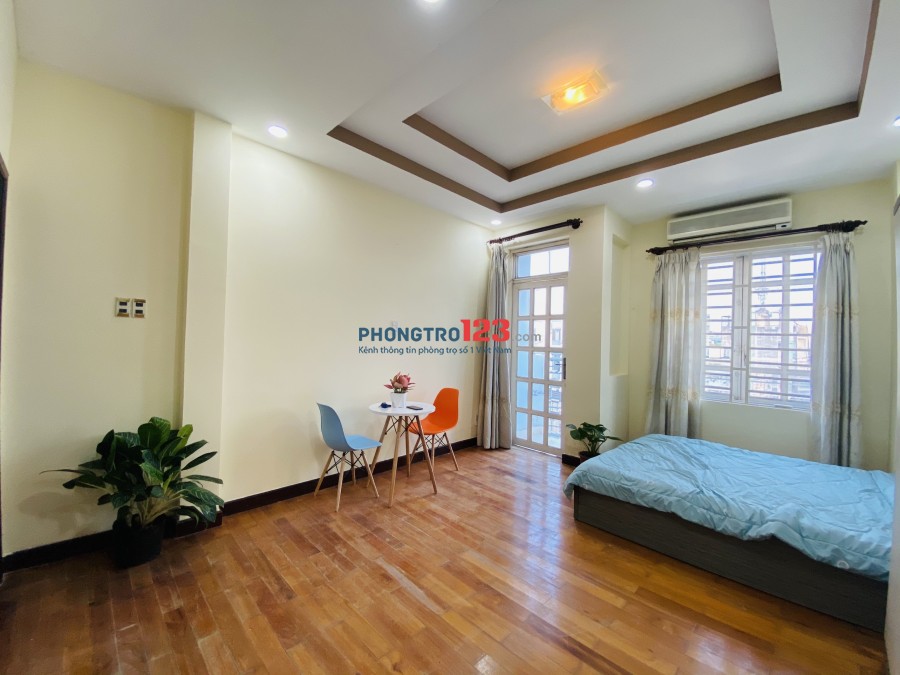Phòng RỘNG RÃI - THOÁNG MÁT - FULL NỘI THẤT - GIỜ TỰ DO Khu Bùi đình Túy