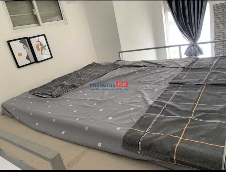 Phòng có gác full tiện nghi mới xây Bạch Đằng, Tân Bình, giá chỉ 3tr7