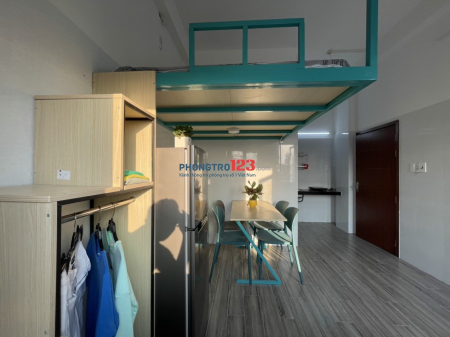 Căn hộ mới xây full nội thất ban công siêu rộng bàu cát p.12 tân bình