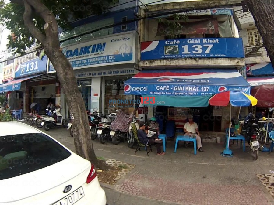 Nhà 1 trệt 1 lầu đường Nguyễn Cư Trinh, Quận 1