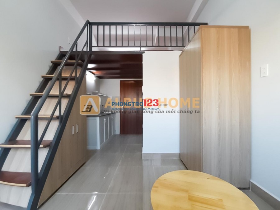 [Phòng tốt] Cho thuê căn hộ duplex, ban công, full nội thất, Ngay Đại học Văn Hiến - Tân Phú. ️