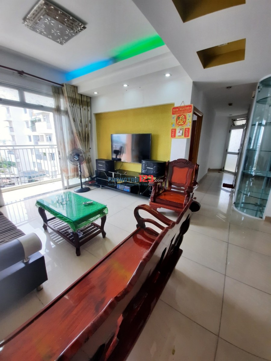Chính chủ cho thuê căn hộ Tân Tạo Q Bình Tân 110m2 2pn Full nội thất 8tr/th