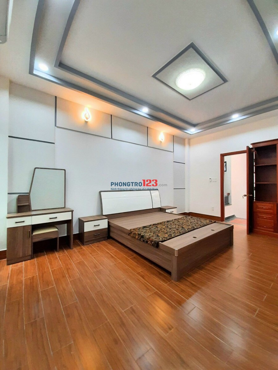 Cho thuê phòng đầy đủ nội thất đường Nguyễn Văn Cừ. Giá 3,5 triệu/ phòng 20m2.