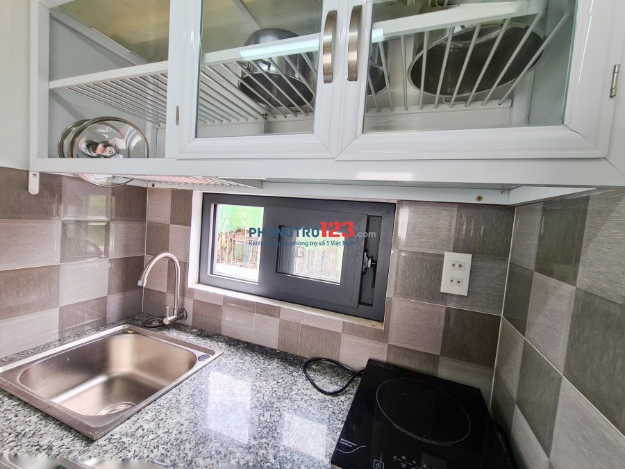 Phòng trọ đối diện Hutech, có gác, đầy đủ tiện nghi, camera an ninh
