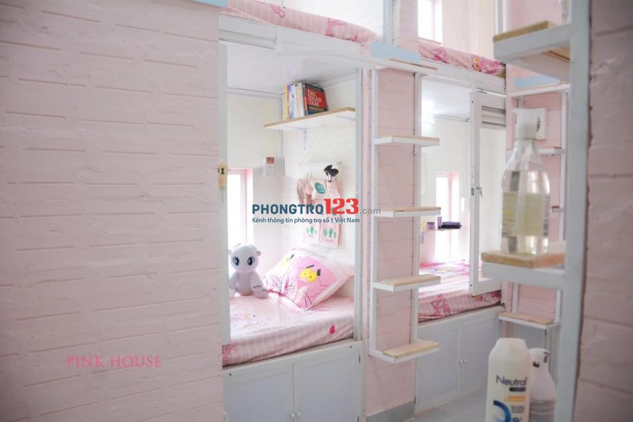 PinkHouse. An cư khi ở một mình, vui vẻ khi ở cùng nhau, đủ tiện nghi giá chỉ 1tr6/tháng. Lh chị Mỹ 0903224672