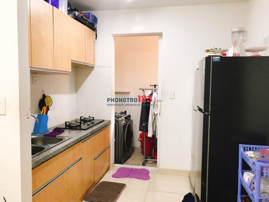 Cho thuê phòng ngủ trong trung cư cao cấp CBD có toilet riêng. 3tr2/tháng khoản hơn 20m2