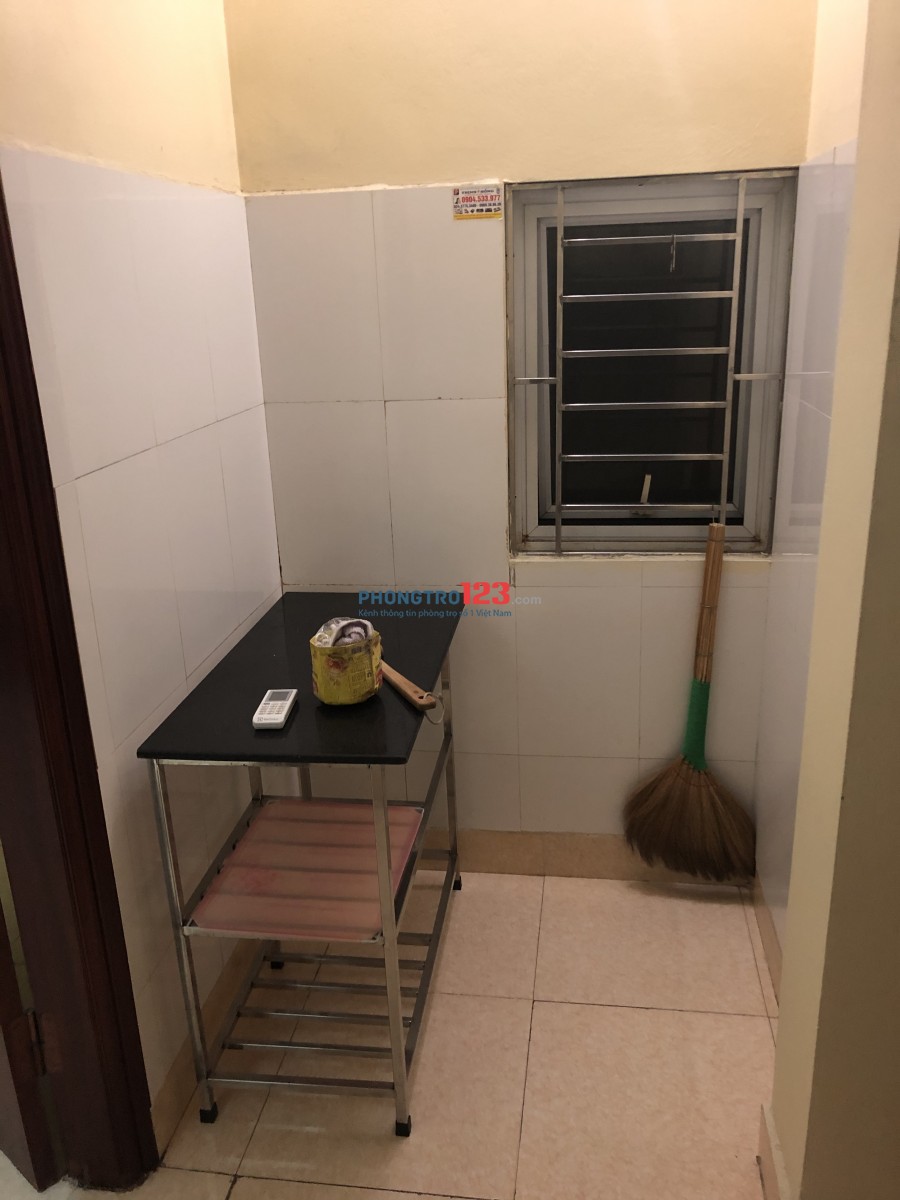 Cho NỮ thuê phòng, đầy đủ tiện nghi, WC và bếp riêng khu vực Pháo Đài Láng