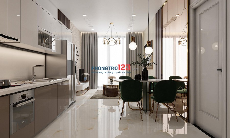 Cho thuê căn hộ Q.1 Vinhomes Golden River, loại 1PN giá 14 triệu/tháng lh 076767640I