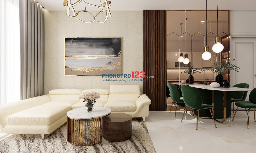 Cho thuê căn hộ Q.1 Vinhomes Golden River, loại 1PN giá 14 triệu/tháng lh 076767640I