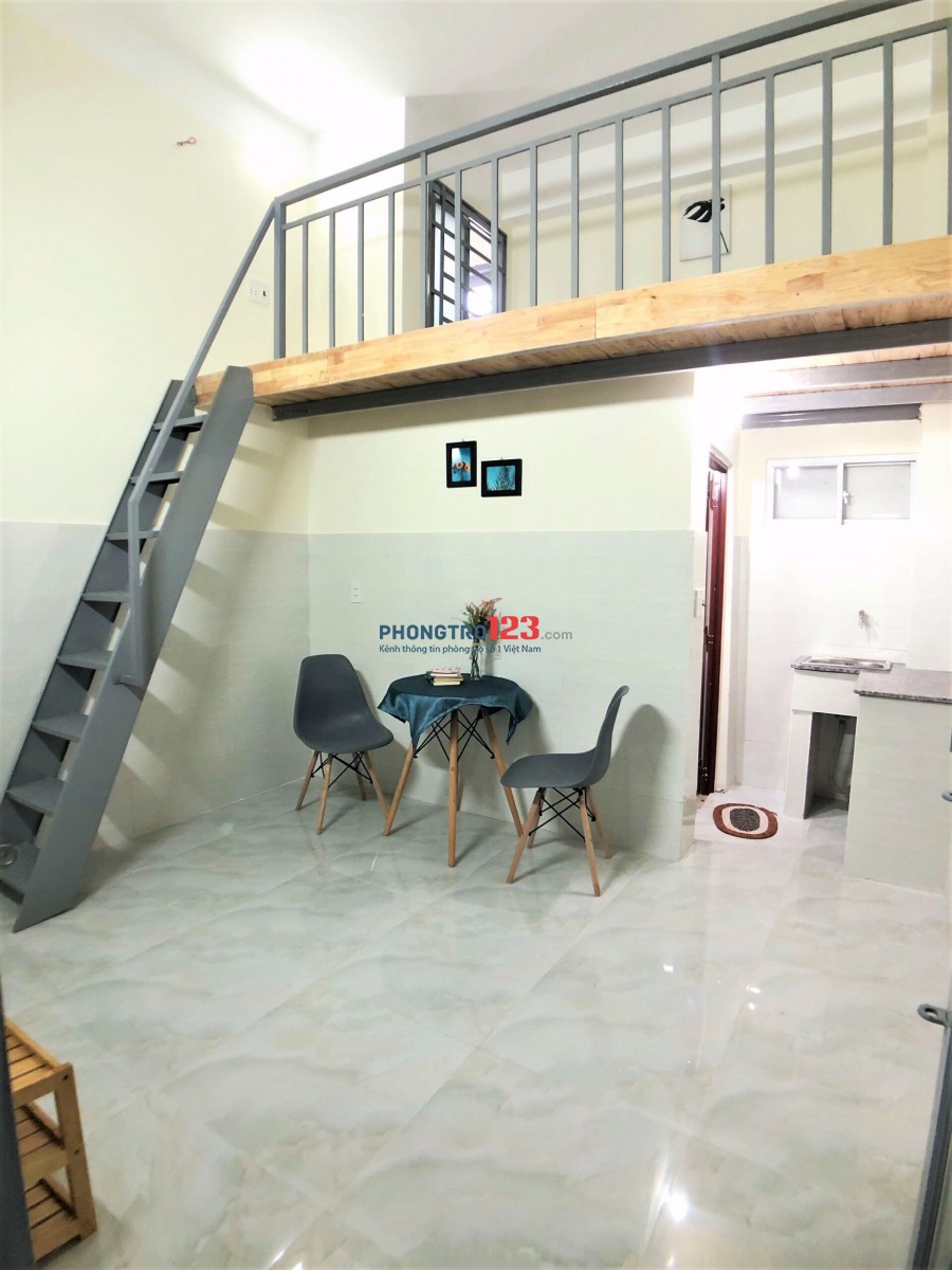 Cho thuê phòng có gác chung cư mini cao cấp - giá rẻ Tân Bình