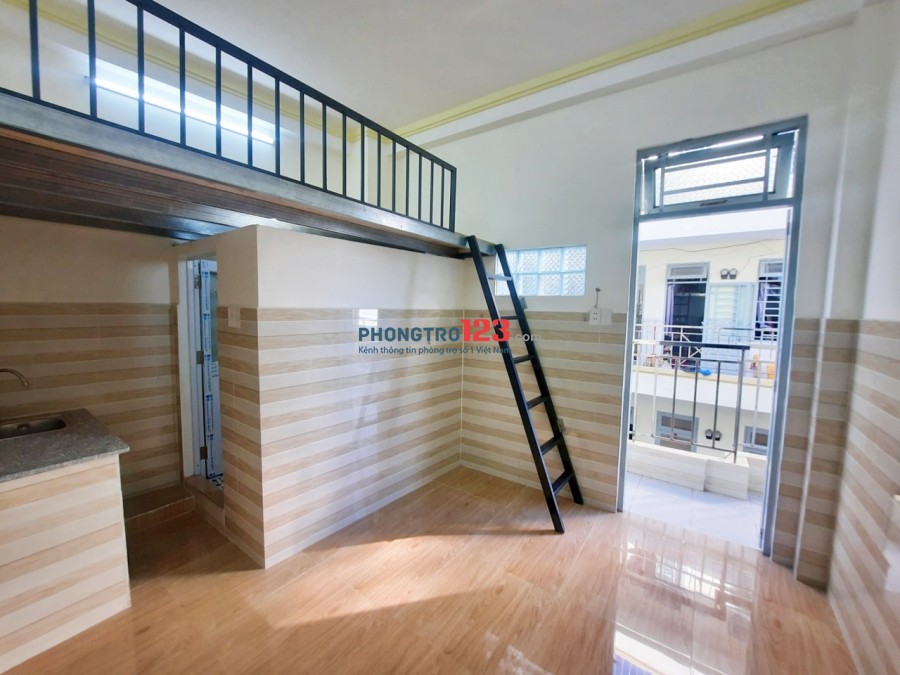Cho thuê phòng trọ giá siêu rẻ, có gác, có ban công, 26m2, gần chợ An Nhơn, Gò Vấp