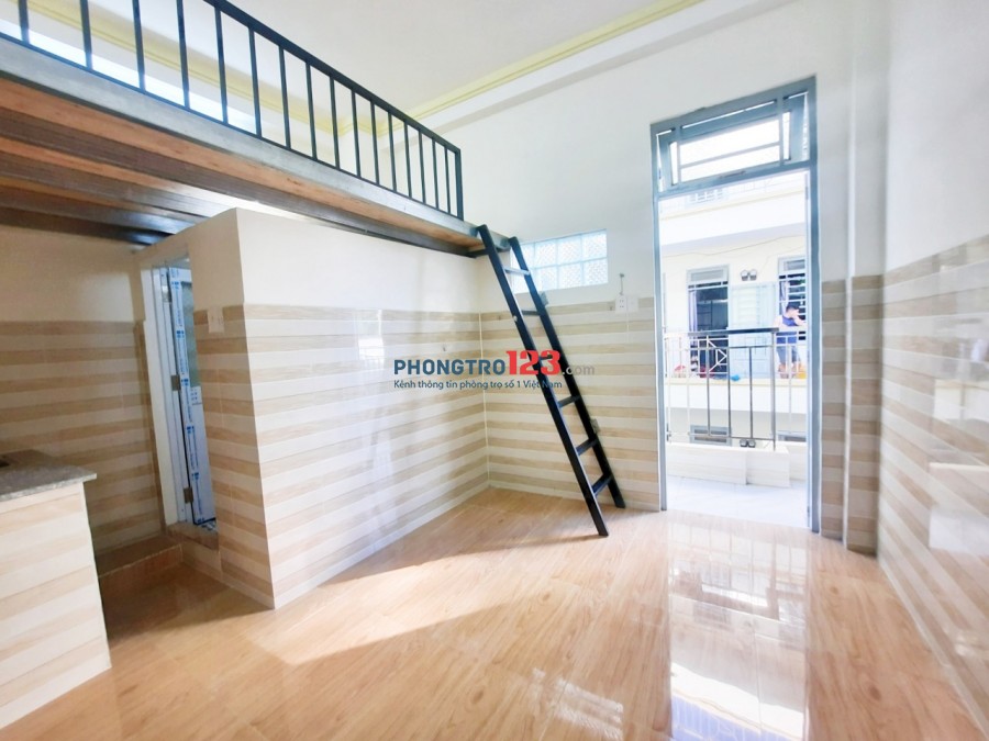Cho thuê phòng trọ giá siêu rẻ, có gác, có ban công, 26m2, gần chợ An Nhơn, Gò Vấp