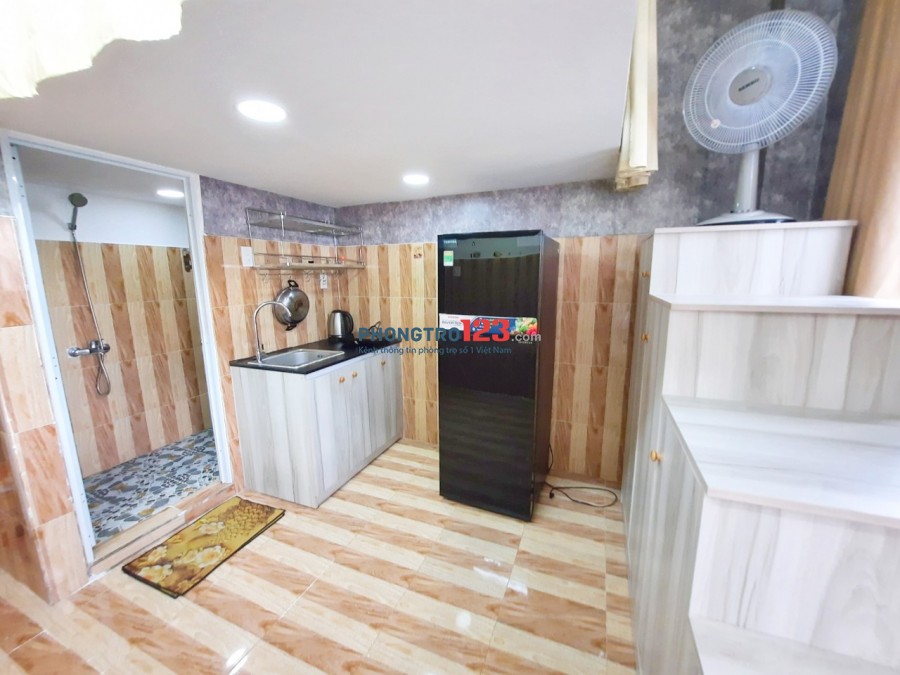 Cho thuê phòng trọ cao cấp, full nội thất giá rẻ nhất Quận Gò Vấp, Dt 25M2, 1PN