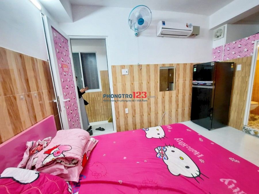 Cho thuê phòng trọ cao cấp, full nội thất giá rẻ nhất Quận Gò Vấp, Dt 25M2, 1PN