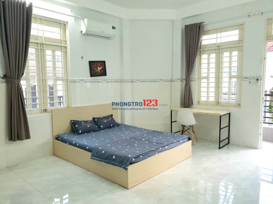 Phòng có cửa sổ và hành lang thoáng quận Tân Bình - Gần Sân bay