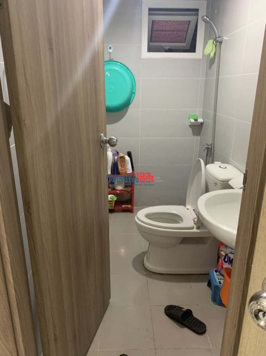 Share phòng - Tìm thêm 1 Nam ở ghép chung Cư Bộ Công An Quận 2 - 2 PN 2 toilet, tiện ích đủ