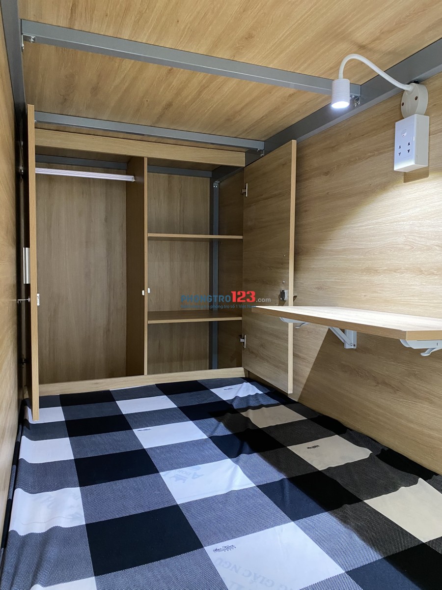 Sleepbox ktx cao cấp Bình Thạnh - Hutech ngay D2- giảm 3th đầu chỉ còn 1tr2