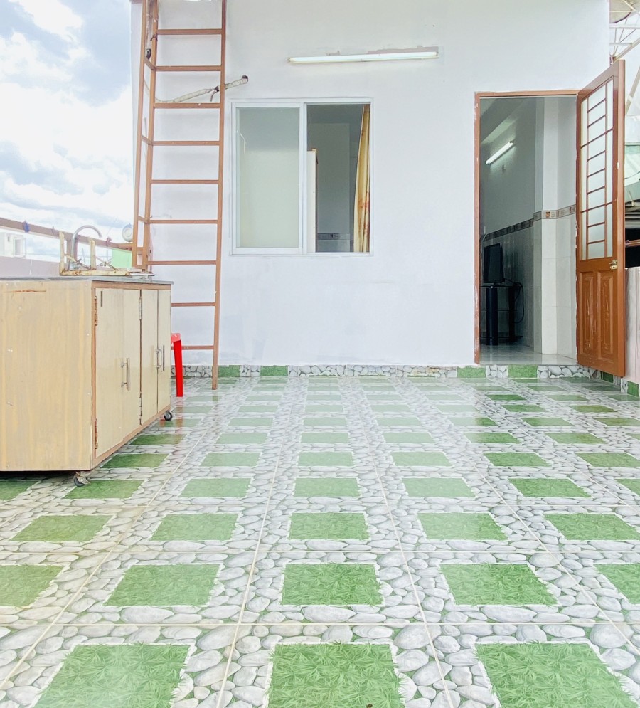 Phòng Sân Thượng Riêng - Phú Nhuận 44m2- wc riêng- thang máy